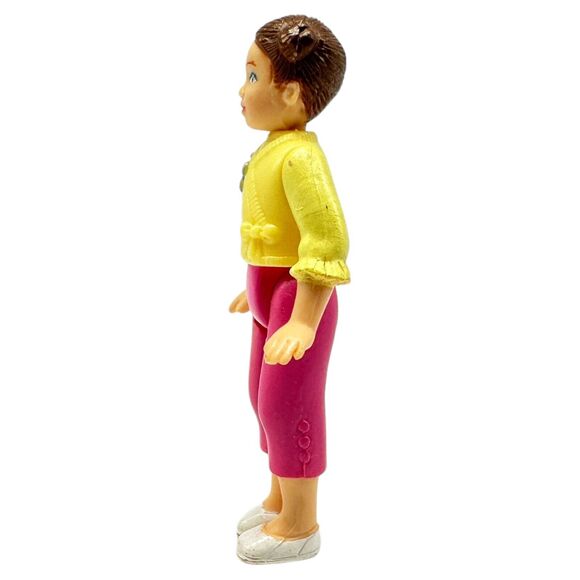 Fisher Price Sweet Streets Doll Figure Teen Girl Woman Yellow Top Pink Pants - Picture 2 of 5